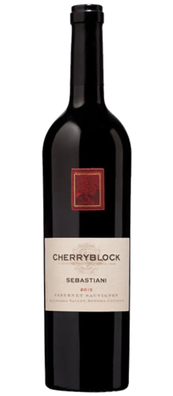cherryblock cabernet sauvignon 15l magnum 2015 sonoma valley bottle shot