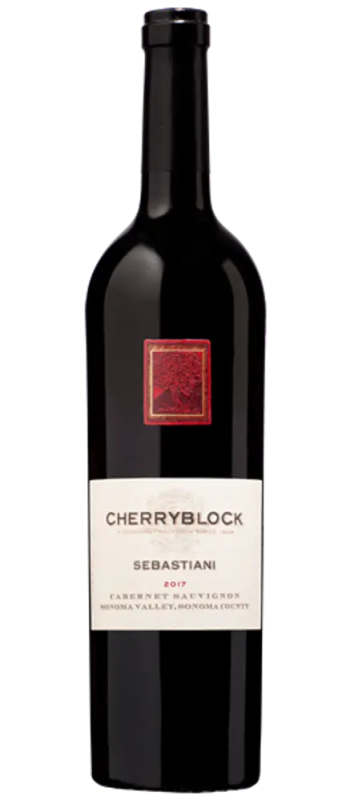 cherryblock cabernet sauvignon 15l magnum 2017 sonoma valley bottle shot