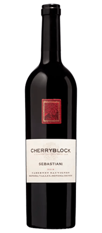 cherryblock cabernet sauvignon 2018 sonoma valley bottle shot