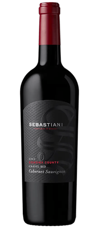 gravel bed cabernet sauvignon 2022 sonoma county bottle shot