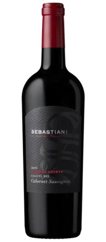 gravel bed cabernet sauvignon 2023 sonoma valley bottle shot