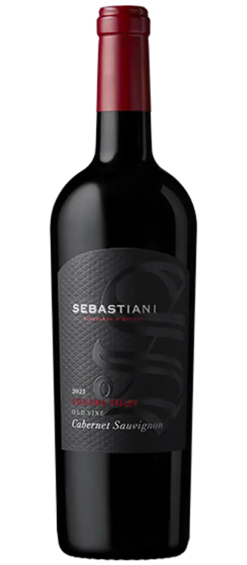 old vine cabernet sauvignon 2022 sonoma county bottle shot