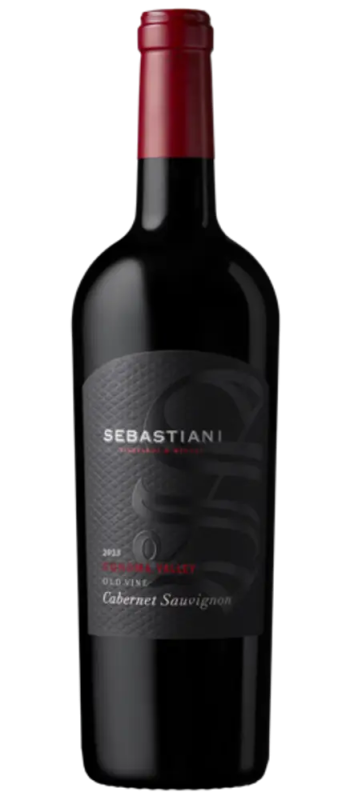 old vine cabernet sauvignon 2023 sonoma valley bottle shot