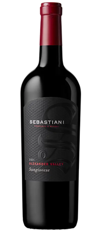 sangiovese 2021 alexander valley bottle shot