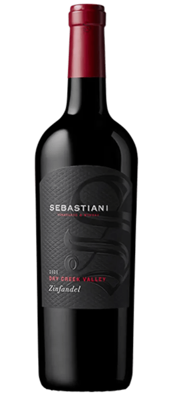 zinfandel 2021 dry creek valley bottle shot